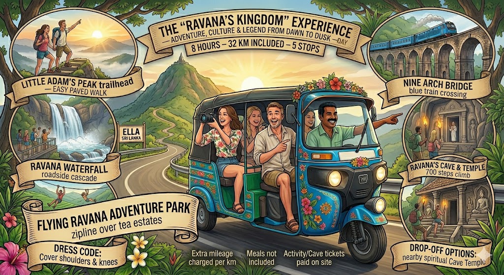 Flying Ravana Zip Line and Waterfall